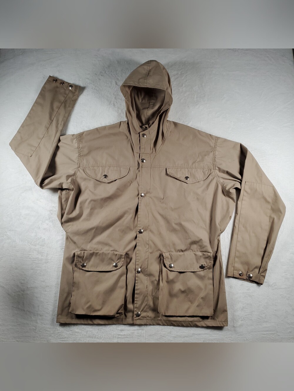 Unique Vintage Early 80s GAP Sportsmans Parka Raincoat Shell Men's Large READ**